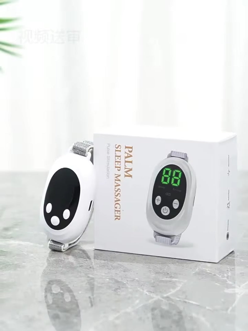 Home Use Intelligent Sleep Aid Hand Massager Micro Current Technology for Stress Relief Insomnia & Anxiety-Handheld Device